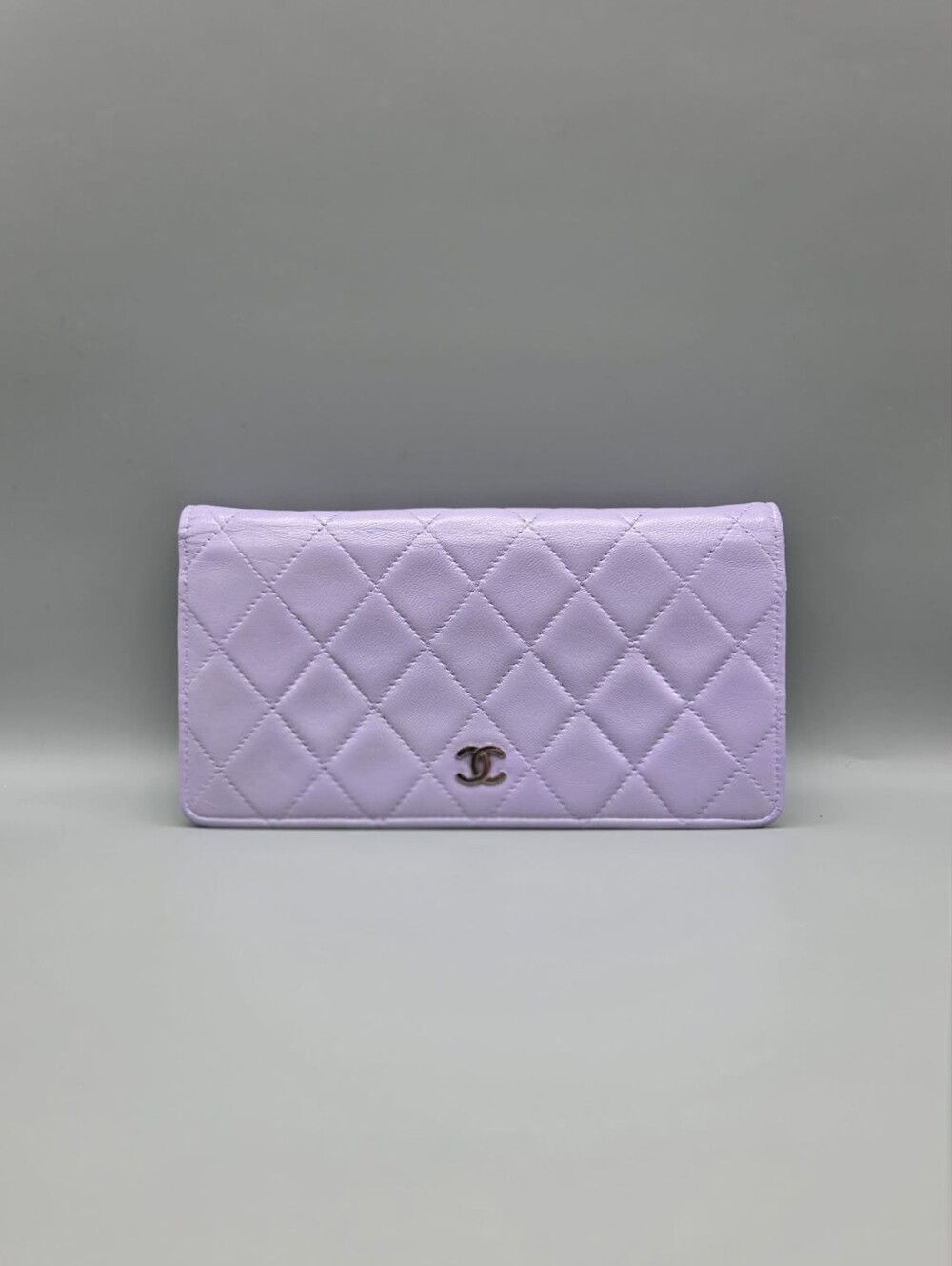 🟣Chanel Purple Learher Clutch/Wallet🟣 - Picture 6 of 16
